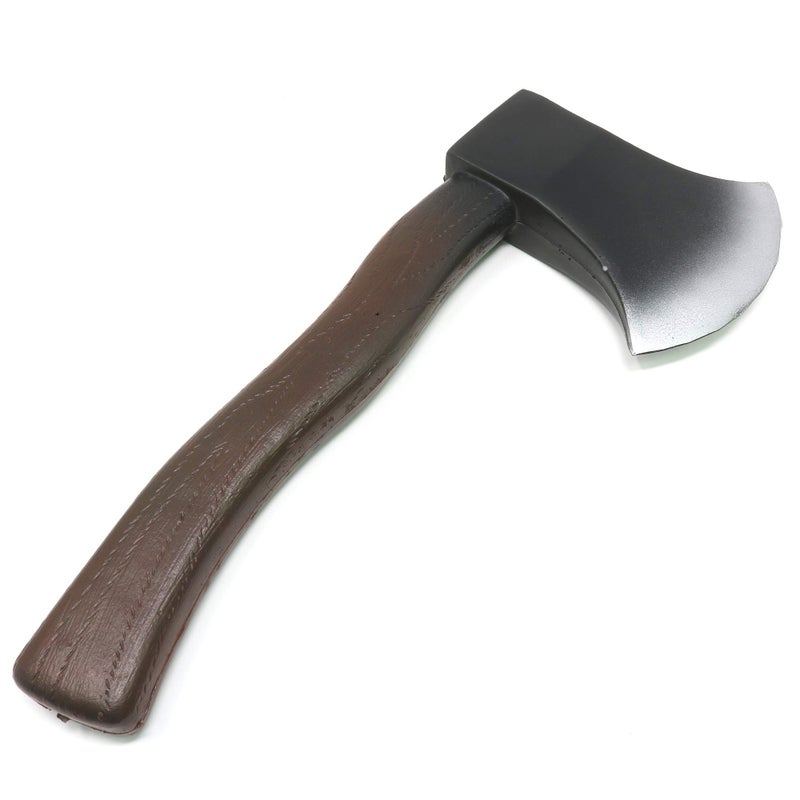 Skeleteen Lumberjack Costume Prop Toy - Wood Look Hatchet Axe Props for Party - 1 Piece - Image 2